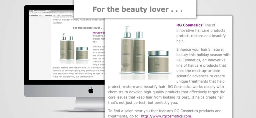 MAKE UP UNIVERSITY COLLAGEN LINE | RG Cosmetics